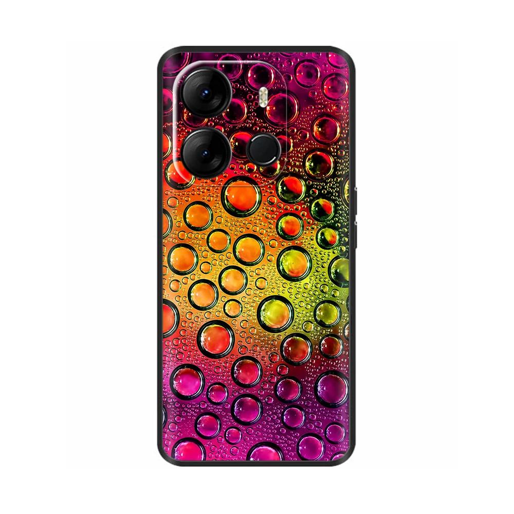 Для чехла Spark Go 2023 Мягкий черный силиконовый бампер-крышка Для Tecno Spark Go 2023 BF7n Чехол Capa Защитный чехол для мобильного телефона Etui