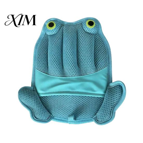 Long And Short Hair Grooming 1Pc Pet Removal Glove, Electrostatic Cat Mitt, Frog Design, Reusable Glove Breathable Mesh Lint for Furniture Clothing