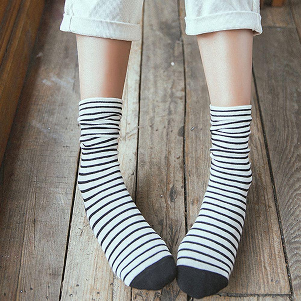 Fashion Ankle Cute Knit Elastic Hosiery Striped Socks Cotton