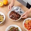 30/50Pcs Repeatable Aluminum Foil Insulation Cover Elastic Heat-Resistant Food Covers for Kitchen