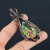 Мультимедная колючая устрица, драгоценный камень, медная проволока ручной работы, ювелирные изделия, великолепная подвеска для женщин