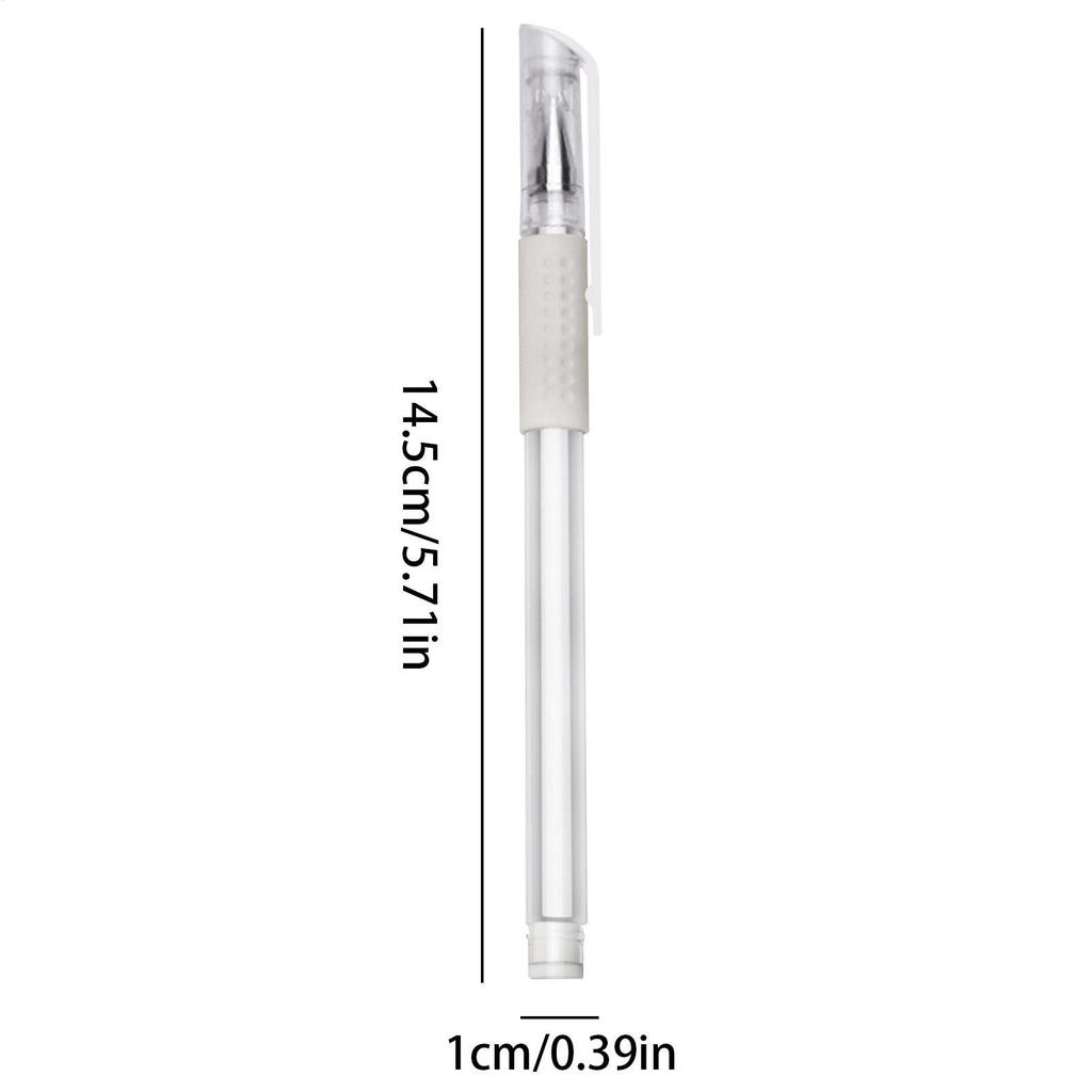 Временные маркеры для кожи Портативная ручка-скрибер Белая ручка-скрибер Инструмент для разметки позиций Смываемый инструмент для боди-арта