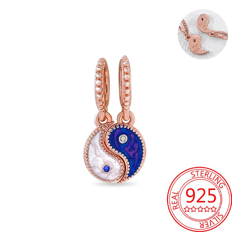 Медь Настоящее Розовое Золото Розовый Осьминог Летняя Черепаха Сердце Подвеска Шарм Подходит для Оригинальных Браслетов Ожерелий Браслет Девушка