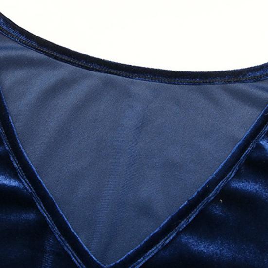 Женские топы с V-образным вырезом, фонарики, длинные рукава, однотонные пуловеры, топы с оборками и строчкой по низу