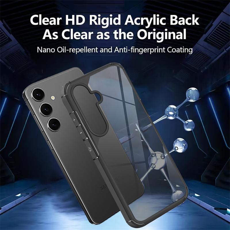 Hybrid Rugged Armor Shockproof Phone Case for Samsung A55 A54 A53 A13 A32 A34 A52 S22 S23 S24 S25 Ultra Plus S21FE Hard PC Cover