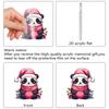 2025 Trend Panda With Santa Hat Christmas Advent Calendar Mini Acrylic Xmas Tree For Home Decorations D