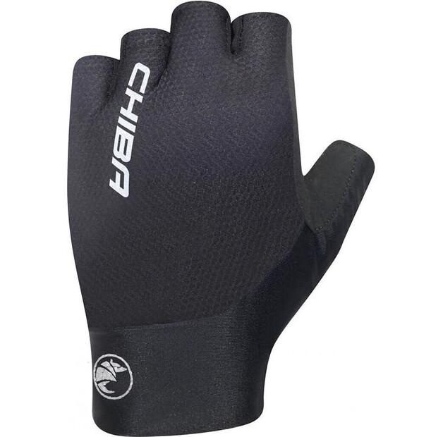 Велосипедные перчатки Chiba Team Glove Pro без пальцев (черный)