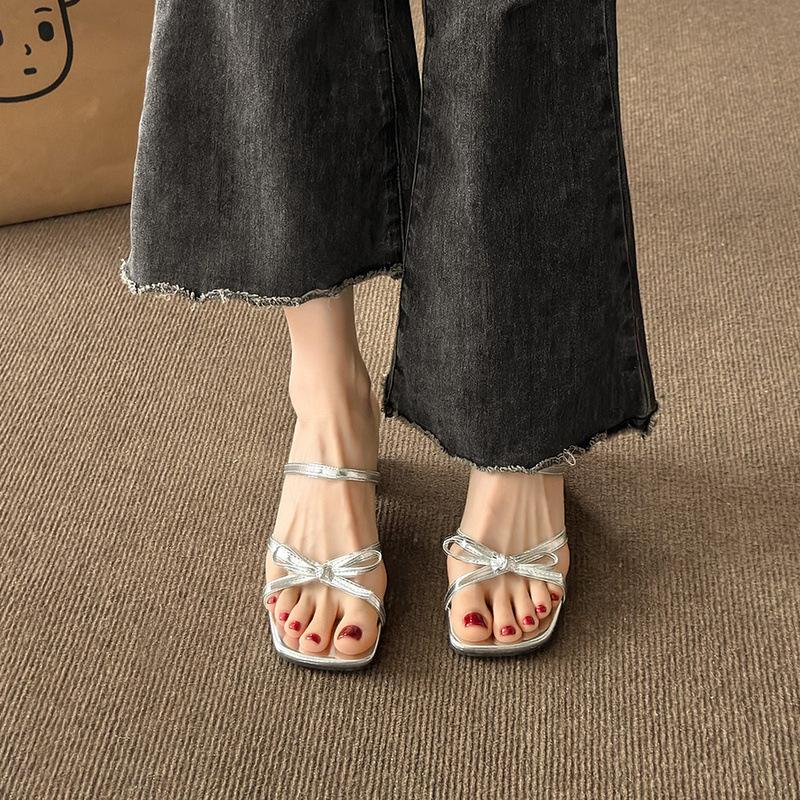 Женские босоножки на каблуках с ремешками для женщин, нарядные туфли с открытым квадратным носком, удобные туфли на толстом блочном каблуке для выпускного вечера, свадьбы