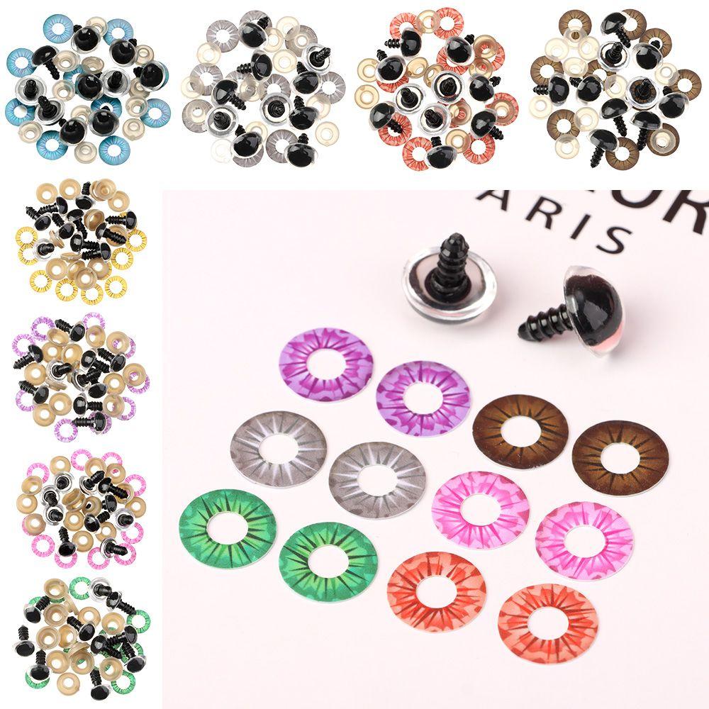 Запчасти для мягких игрушек, пластиковые аксессуары для медведей, животных, куклы, инструменты для самостоятельного изготовления, кукольный хрустальный глаз, глаза, ремесла