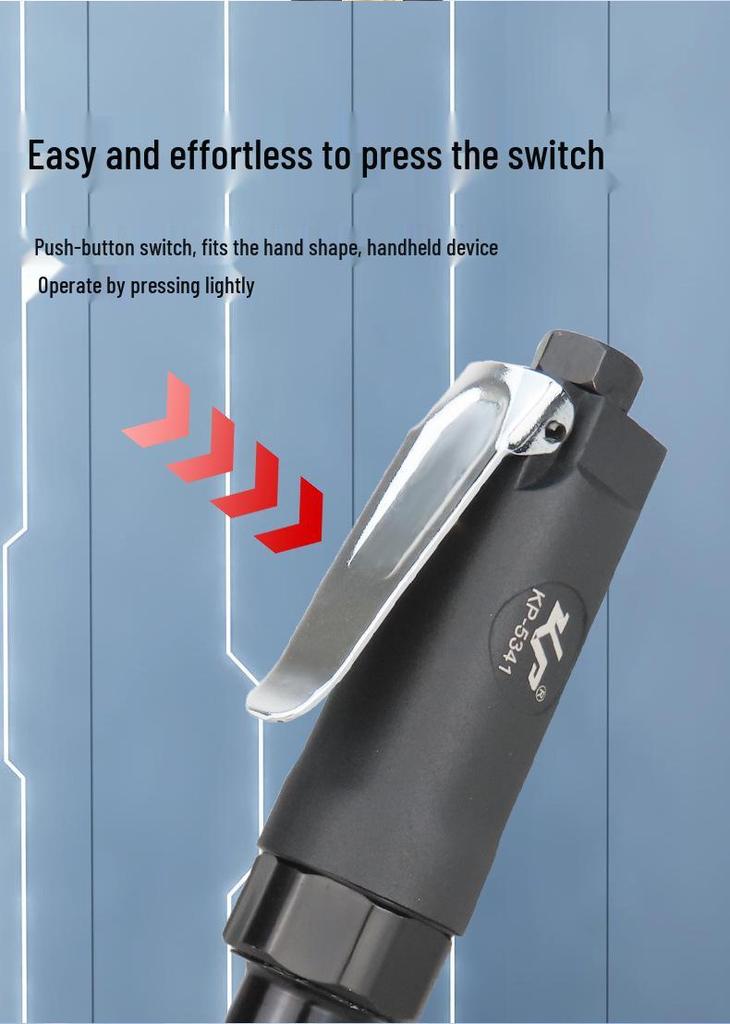 Пневматическая трещоточная гайковерт Gaobao Mini 3/8" 90° для авторемонта