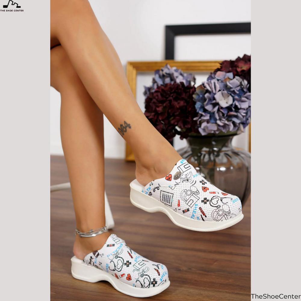 Women Slippers New Orthopedic Sabo Shoes Sandals Orthopedic Base Nurse Doctor Hospital Medical Casual Quality Soft Comfort Anti-Slip Clog