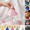 PLA Plastic Spinning Girl Statue Handicrafts Rotating Ballet Ornaments  Living Room Party Decor