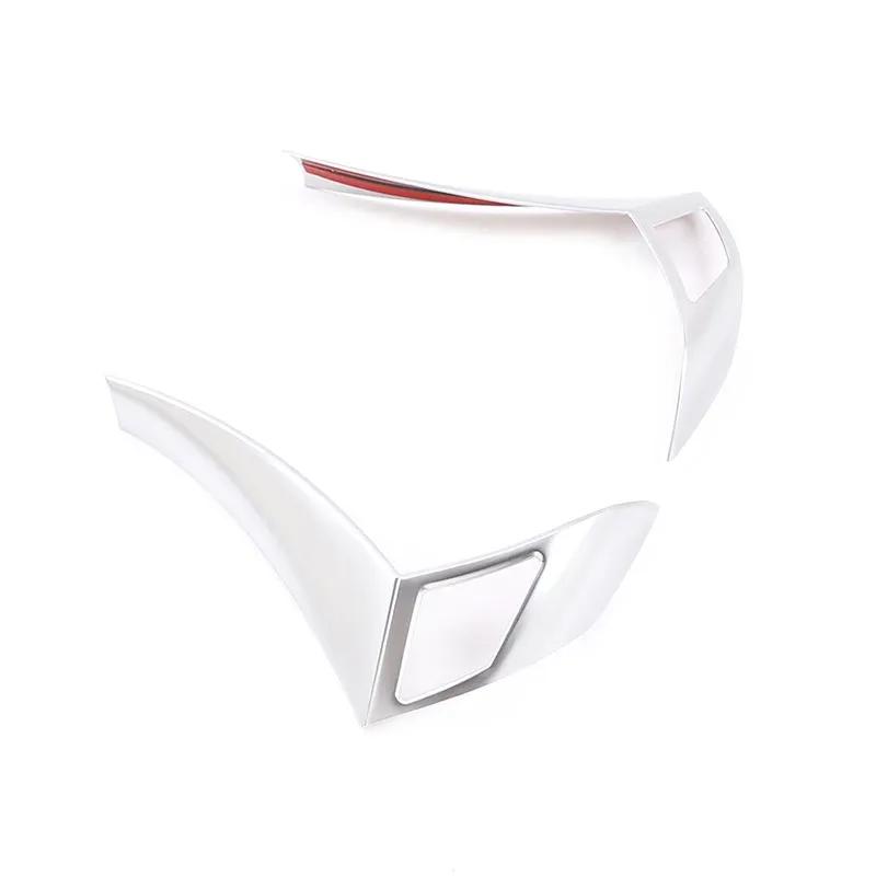 For 2003-2010 BMW 5 Series E60 E61 ABS steering wheel bright button decorative frame stickers car interior accessories