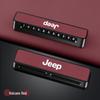 Jeep Compass Phone Number Plate Ornament Light - Grand Cherokee High-End Holder for Grand Commander