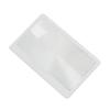 3X PVC Fresnel Lens Magnifier Pocket Credit Card Size PVC Frame Lightweight High Safety Square Lens Shape Magnifier