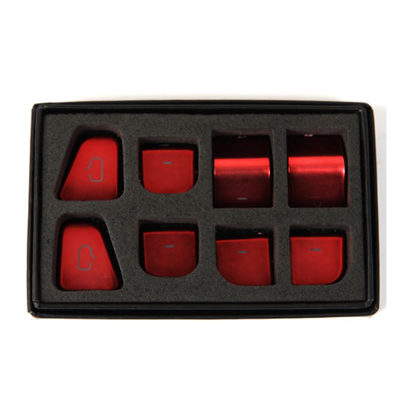 Кнопка переключателя стеклоподъемника автомобиля, наклейка для открытия двери, отделка для Tesla Model 3 2017-2024, аксессуары для украшения интерьера