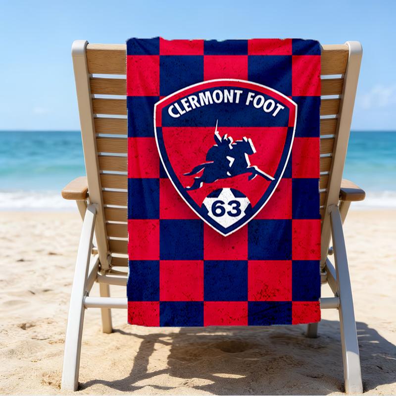 Clermont 63 Design Beach Towel - Soft, Absorbent Microfiber, Lightweight, Ideal for The Beach, Parties, Travel, Camping fan gifts
