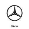 1pc 188mm 210mm ABS Car Front Grille Badge Decal Cover Emblem For Mercedes Benz A/B/C/E/S Class GLA CLA GLE GLK CLK CLS GLS GLC FH1