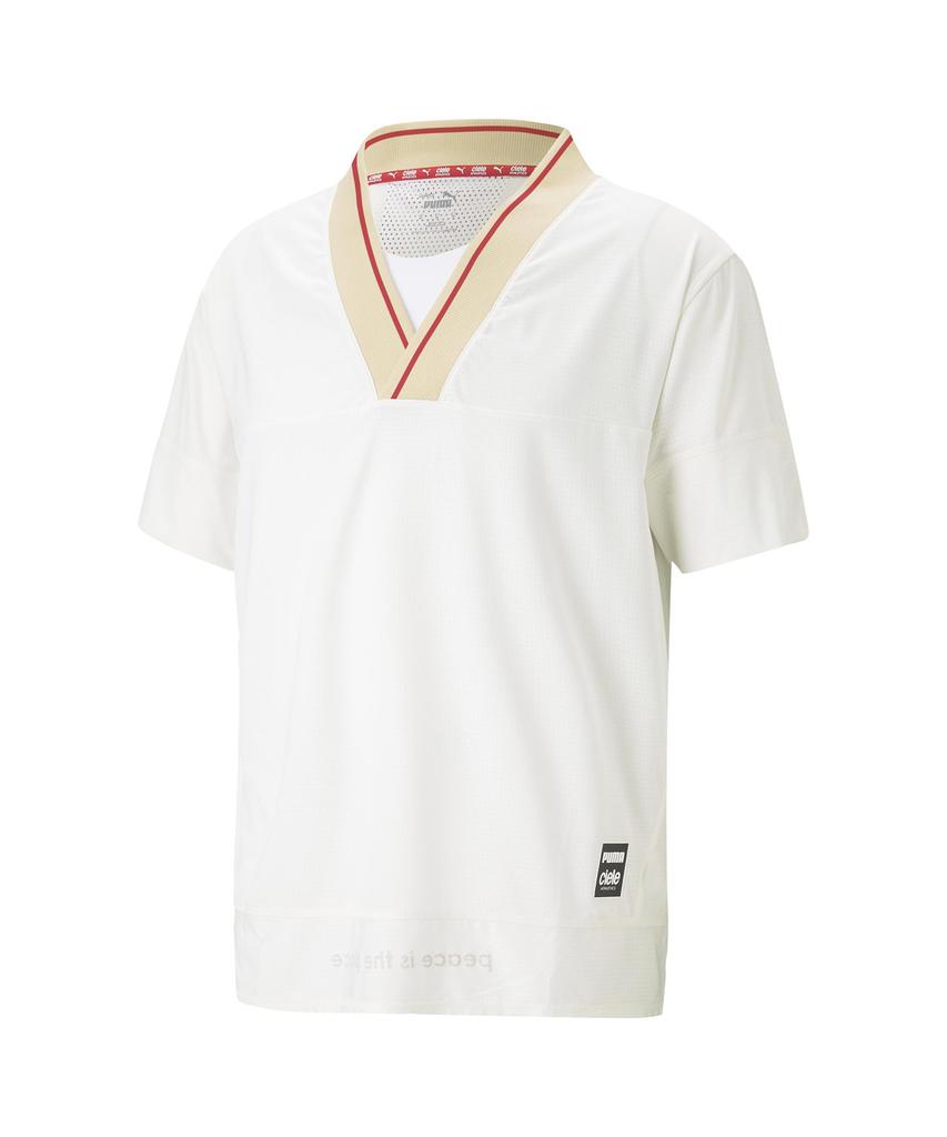 PUMA X Ciel Run Short Sleeve T-Shirt - Ivory:Beige / 523422-66