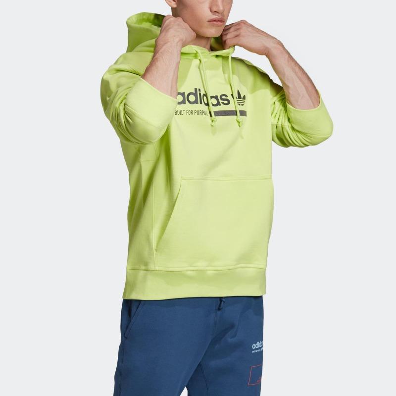 adidas Оригинальная толстовка с капюшоном Kaval Простой спортивный пуловер с длинным рукавом Мужская толстовка с капюшоном DV1955