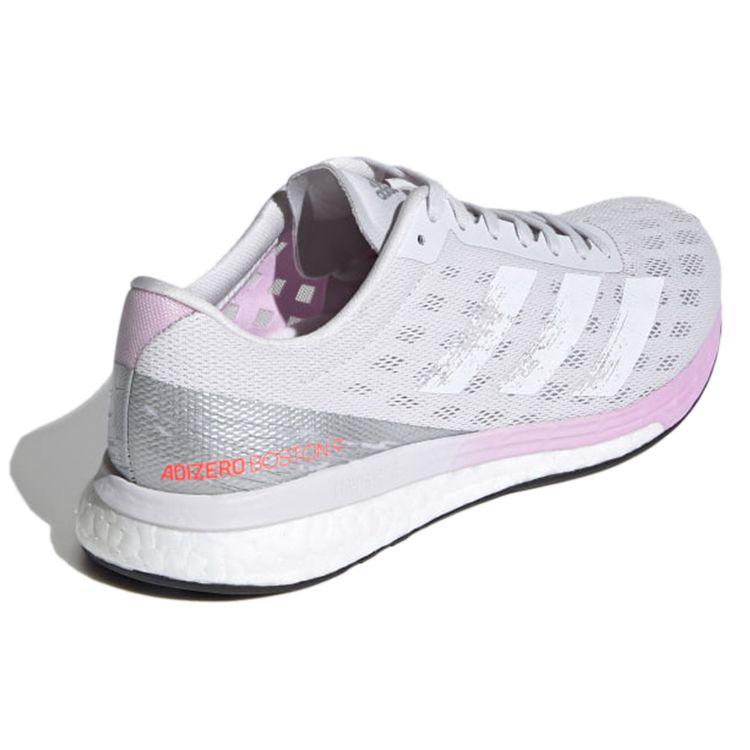 Adidas Adizero Boston 9 Dash Grey Clear Lilac Women Sneakers Cloud-White FW2213