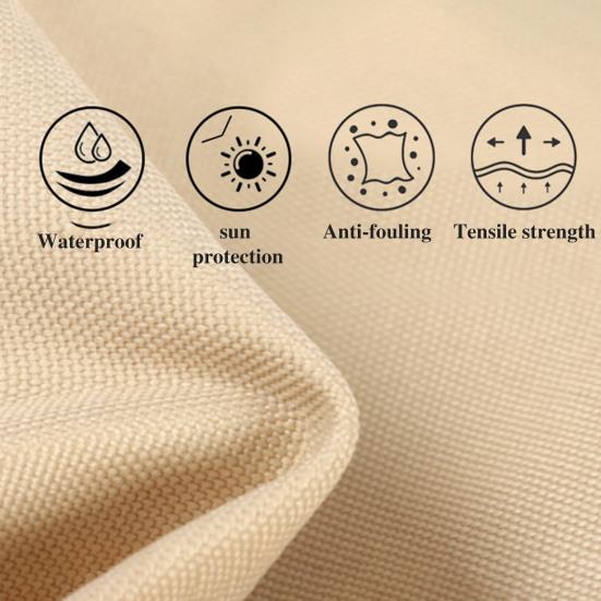 Уличный солнцезащитный козырек с ветрозащитным тросом, прямоугольный навес с защитой от ультрафиолета, проницаемый