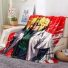 Minato Fourth Hokage Flannel Blanket, High quality Comfortable for All Seasons, Home Decor, Warmth and Comfort