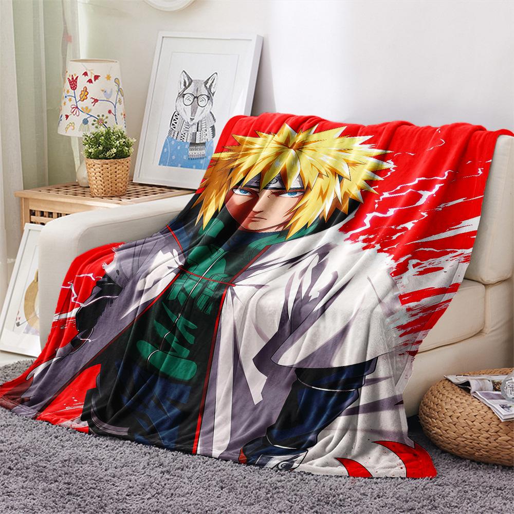 Minato Fourth Hokage Flannel Blanket, High quality Comfortable for All Seasons, Home Decor, Warmth and Comfort