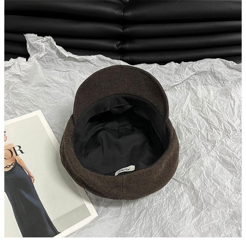 Vintage British Style Women S Beret Hat Artistic Versatile Painter Hat