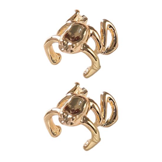 1/2/3 пары серег в форме лягушек, клипсы, сплав, гальваническое покрытие, ювелирные аксессуары