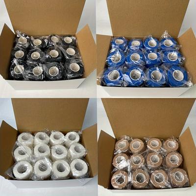 Эластичные самоклеящиеся бинты для занятий спортом — фиксаторы для пальцев и лодыжек для поддержки запястья, талии, колена, локтя — прочный нетканый материал