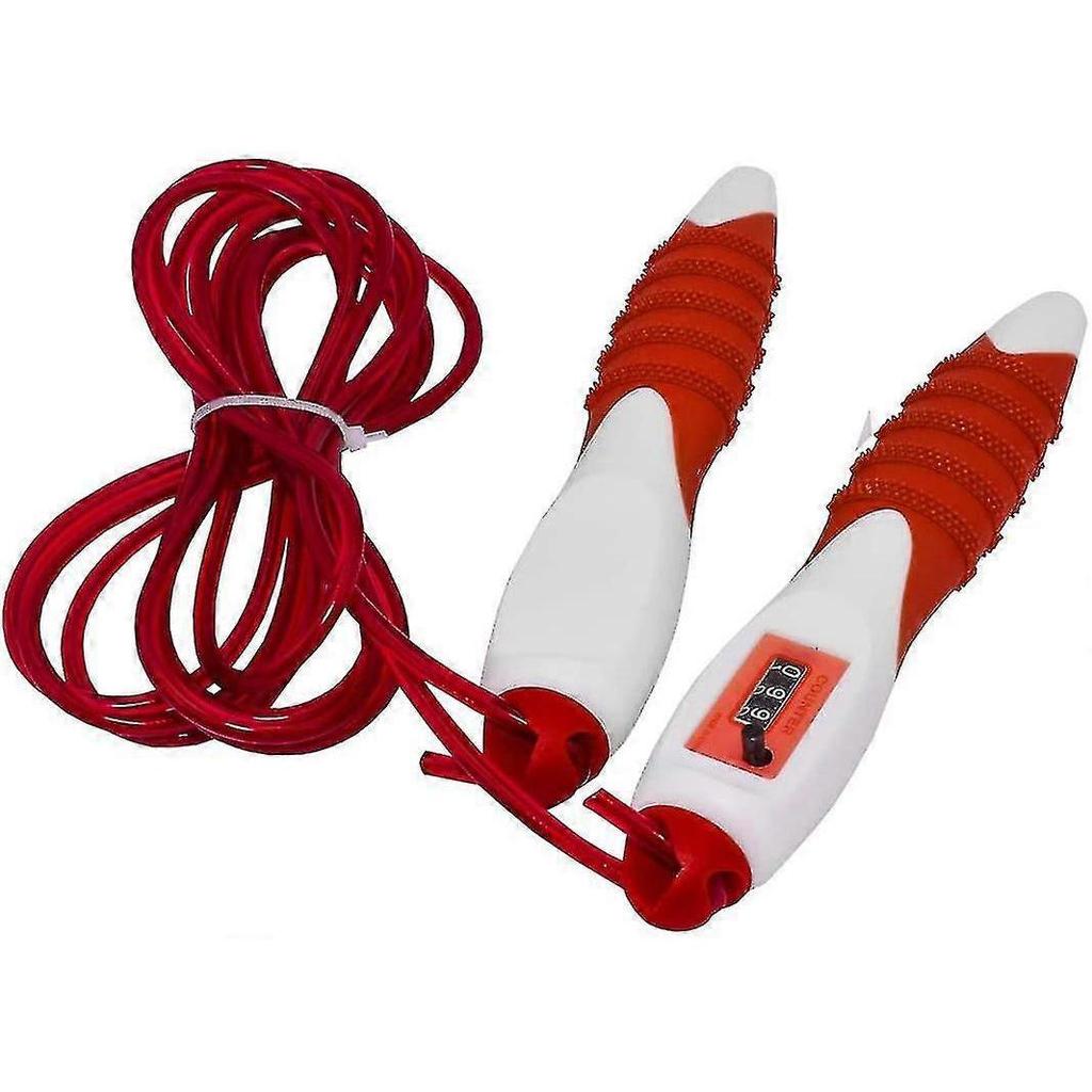 Weighted intelligent rope skipping easy to adjust Pvc professional ergonomic ball bearing - suitable for all heights and skill levels of anti-skid han