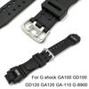 Sports Silicone Strap for C-asio G Shock GA100 GD100 GD120 GA120 GA-110 G-8900 Watch Accessories