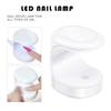 Портативная мини светодиодная лампа USB подключение машина для сушки гель-лака сушилка для ногтей белая