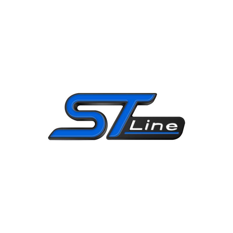 ST LINE Grille Emblem For FOCUS 2 3 MK7 MK8 MK5 MK6 Mondeo Fiesta Kuga MK3 Fusion Cover Decoration Rear Trunk Metal Stickers