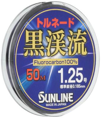 Sunline Флюорокарбоновая леска Tornado Kurokeiryu 2 50м Черная 1.25
