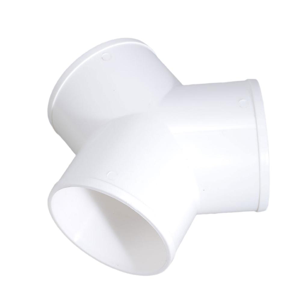 Y-образный воздуховодный соединитель Быстроразъемное соединение для вентиляционной трубы Муфта 3-ходовой разветвитель ПВХ Выхлопная труба Переносные фитинги