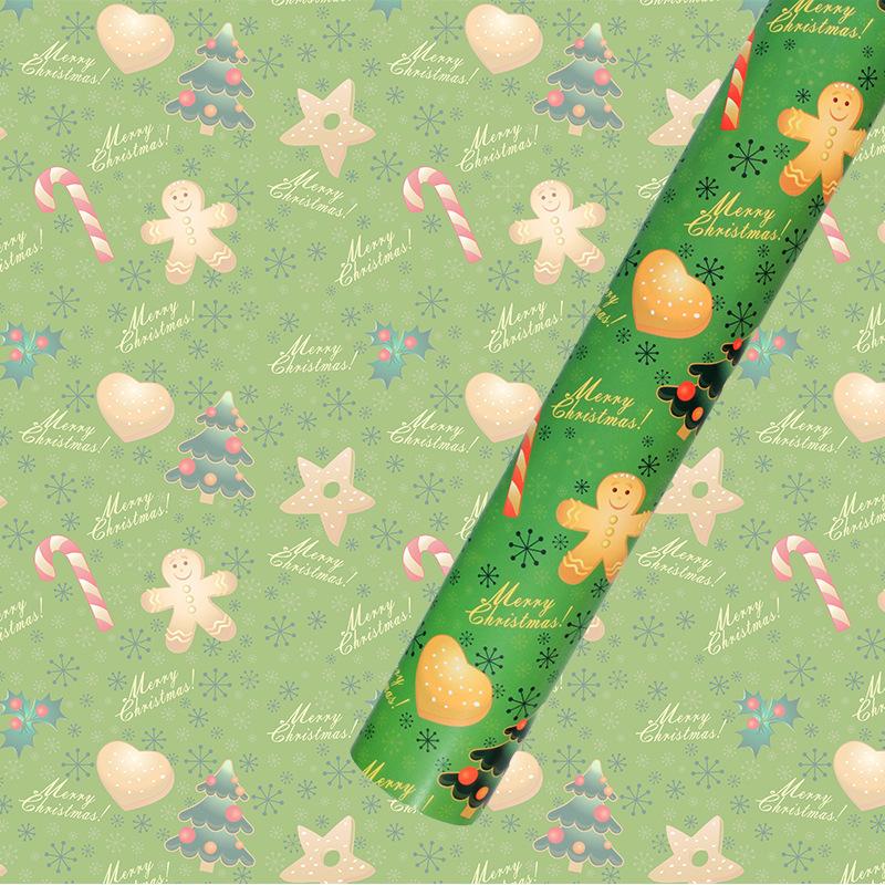 Decorative Packing Paper Patterned Christmas Wrapping Paper Festival Wrapping Paper Colorful For Celebrations Christmas Parties