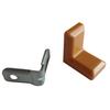 Komandorek furniture angle, metal bracket + cover ALDER (10) 100 PCS