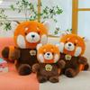 Little Raccoon Panda Doll Plush Toy Sitting Badger Small Animal Ragdoll Children's Birthday Gift