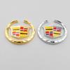 Для Cadillac Escalade CTS DTS STS XTS ATS BLS SLS Deville CT5 CT6 XT5 XT6 1 шт. Наклейки на боковое стекло кузова автомобиля Круглые значки-декали