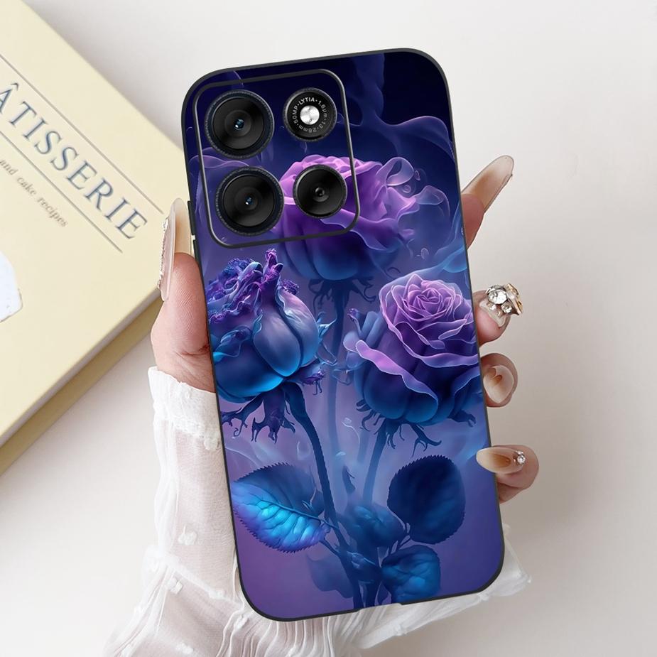 Чехол для Motorola Moto G56 Чехол MotoG86 Роскошный Модный Конфетный Расписной Силиконовый Чехол для Motorola Moto G86 G 56 MotoG56 Мягкие Чехлы