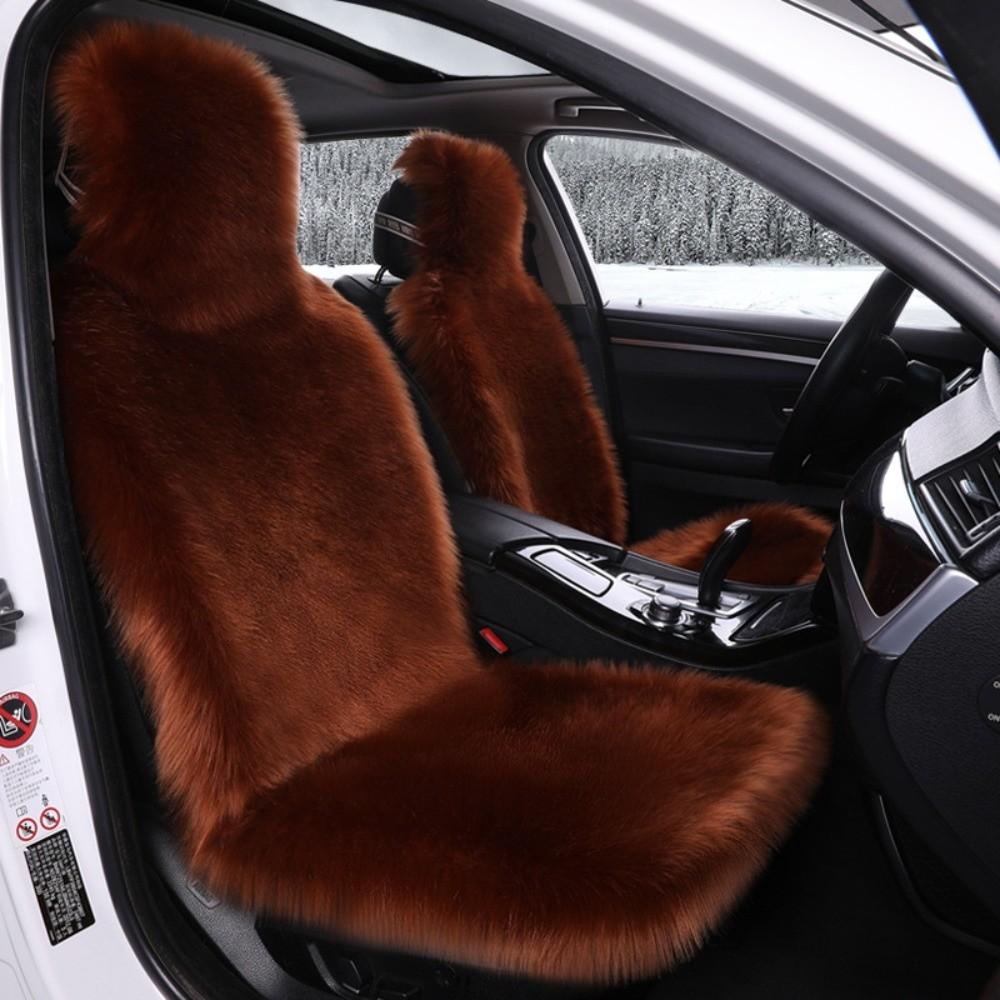 Fluffy Car Seat Cushion Warm Seats Protector New Plush Car Seat Covers Car Front Seat