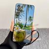 Лето у моря Чехол для телефона Для Samsung S25,S24,S21,S22,S23,S30,Ultra,S20,Plus,Fe,Мягкий силиконовый Черный чехол