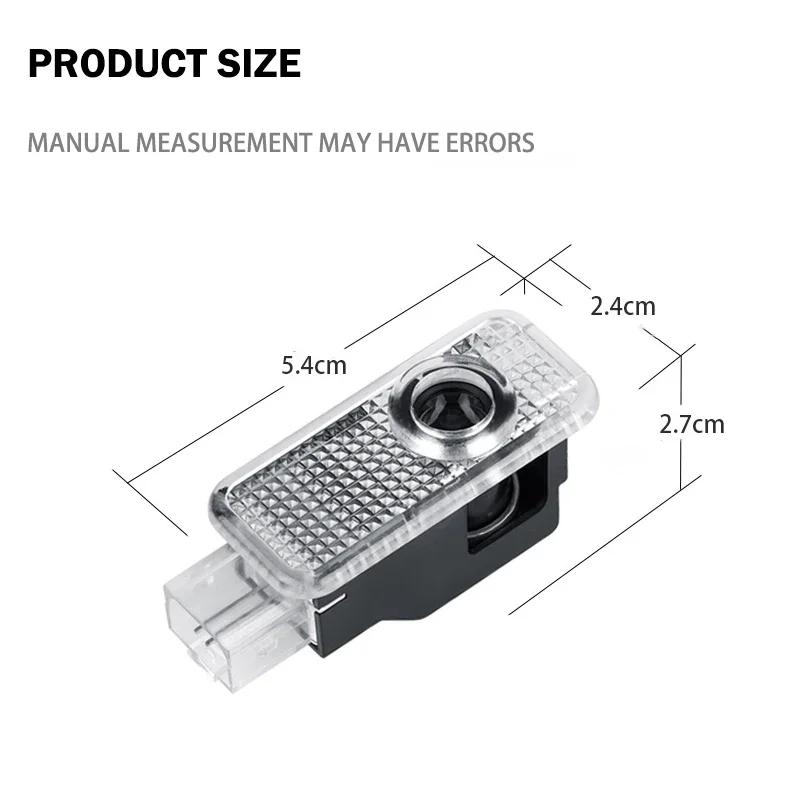 For Audi C74Pcs For Audi A3 A4 B8 8P 8V A6 C7 A5 Q5 B7 B6 B9 SLINE RS Q3 Q7 S3 S4 S5 S6 Car Door Welcome Light Led HD Projector Lamp