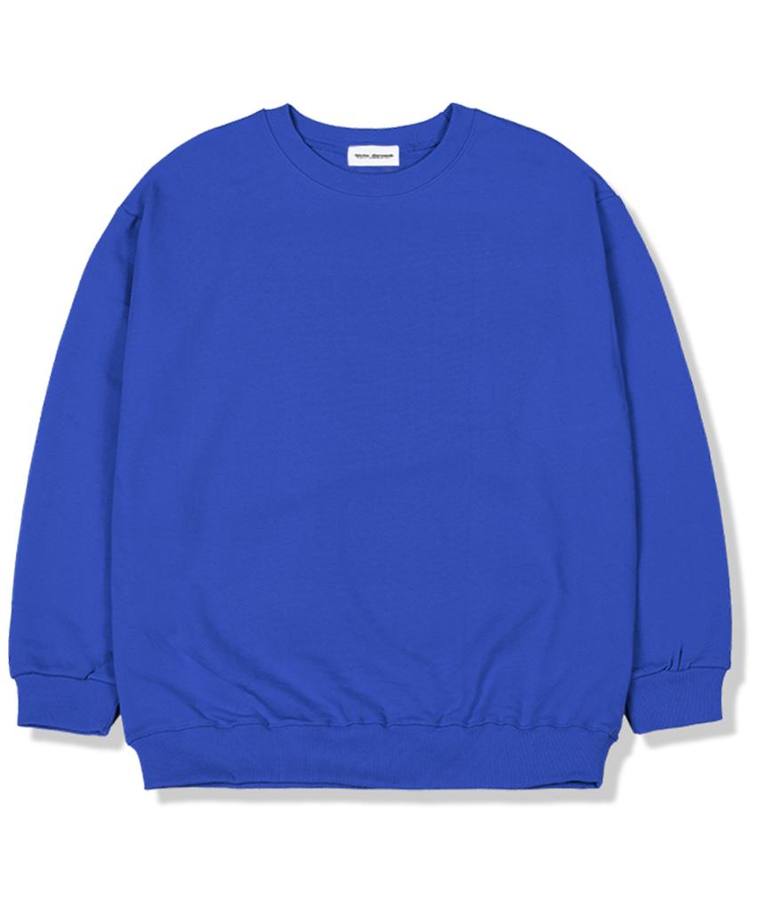 UNION GARMENTS Однотонная оверсайз толстовка на флисе Синяя