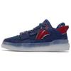 Li Ning Rookie Comfortable Casual Low Top Retro Basketball Shoes Men Sneakers Navy-Blue ABCS049-11