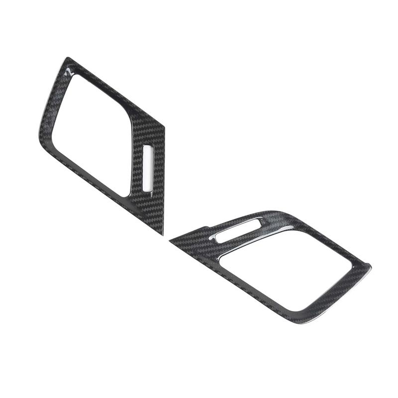For Porsche 911 992 2019-2026 Real Carbon Fiber Car Side Air Outlet Cover Decorative Car Interior Accessories