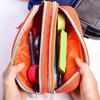 Multi-layer Large Capacity Student Zipper Pencil Storage Case Pen Bag Organizer