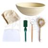 Kolip Bread Proofing Basket Set Of 6 With Cutting Tool, Stirring Stick, Brush, Scraper, Bread Baking Supplies 7.8in/10in/11.8in